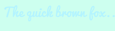 Image with Font Color B3F4FF and Background Color CDFFEF